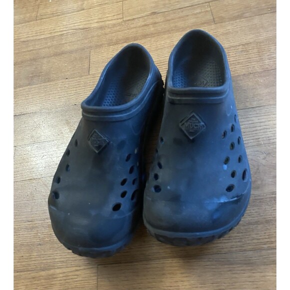 Muck Boot Clog Lite Women's Sz 8 Black Slip-On Gorpcore Outdoors Waterproof Hike - Picture 2 of 7